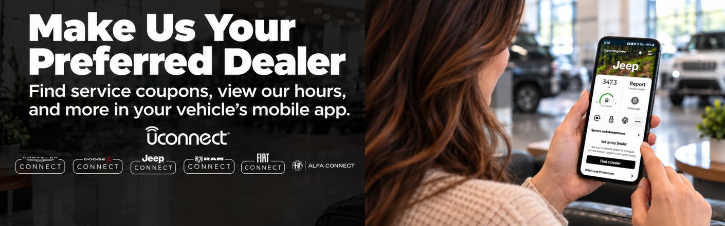 uconnect® make us your preferred dealer | Don Davis Chrysler Dodge Jeep Ram El Campo in El Campo TX